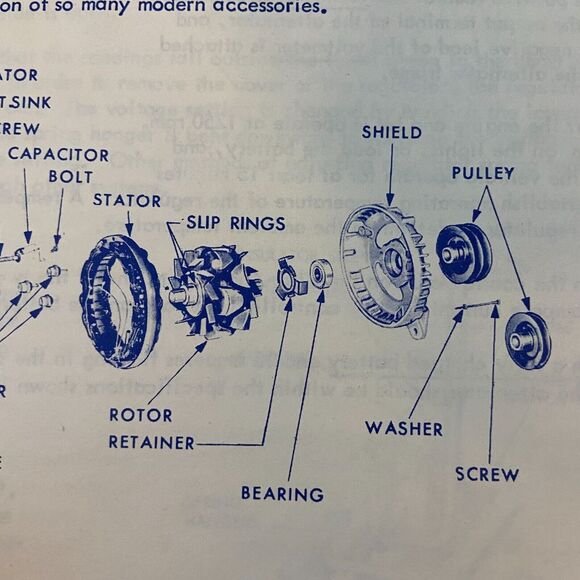 Vtg Automotive Mechanics Commercial Trade Institute Shop Experience Project 22 - Picture 4 of 7